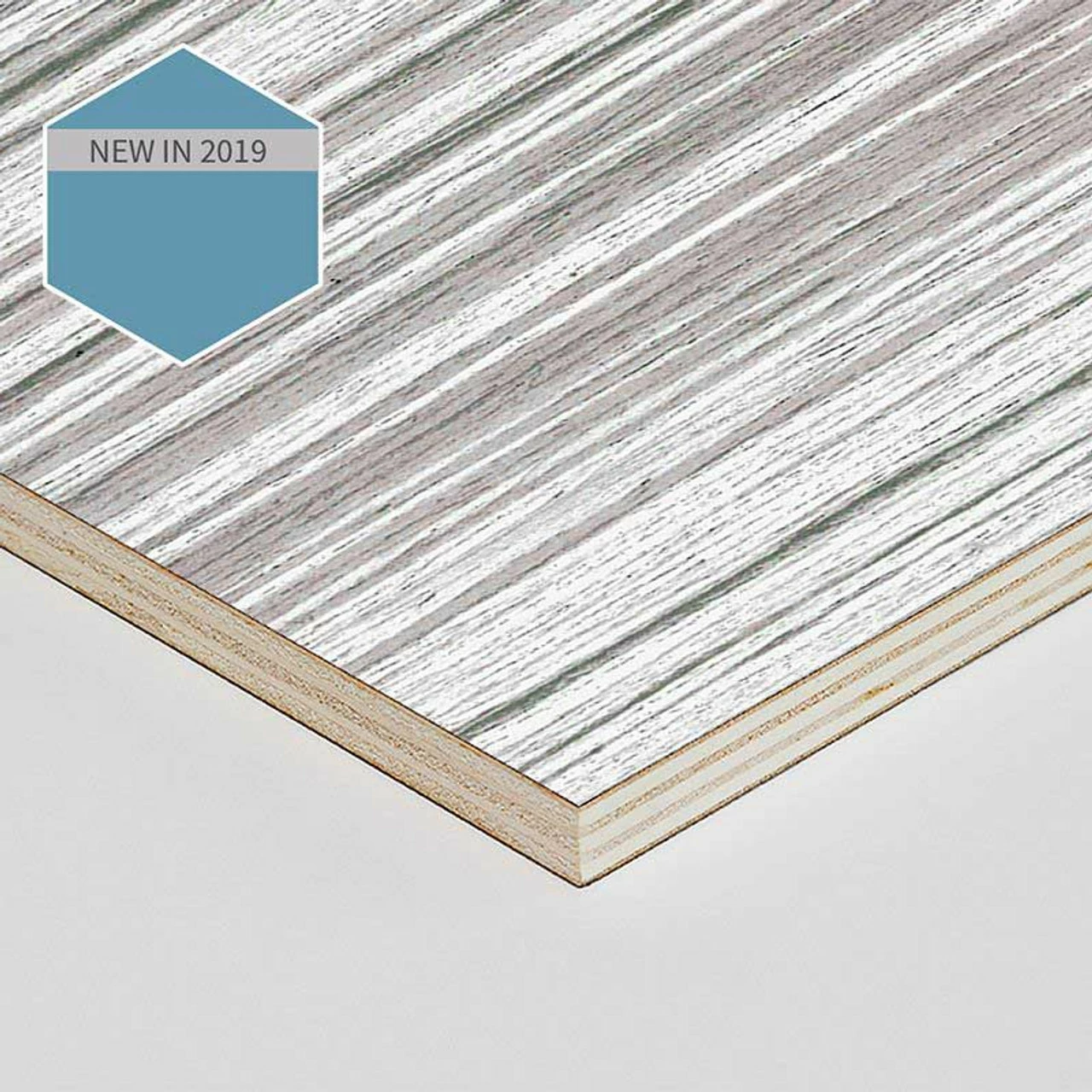 Morland 15mm Lightweight Campervan Furniture Ply - Striped Wood Light 2 Morland 15mm Lightweight Campervan Furniture Ply - Striped Wood Light - Image 2