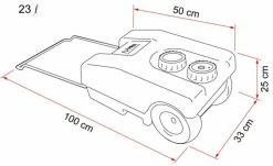 Fiamma 23 Litre Fresh Water Caravan Roll Tank 5 Fiamma 23 Litre Fresh Water Caravan Roll Tank -Kitchen & Bathroom Equipment Shop 23L dims 20598.1380205215