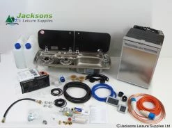 Dometic-Smev 9222 Hob And Sink, CRX50 Fridge & Sargent EC160 Complete Conversion Kit 2 -Kitchen & Bathroom Equipment Shop 9222R CR50 BLK CR 44941.1445430324