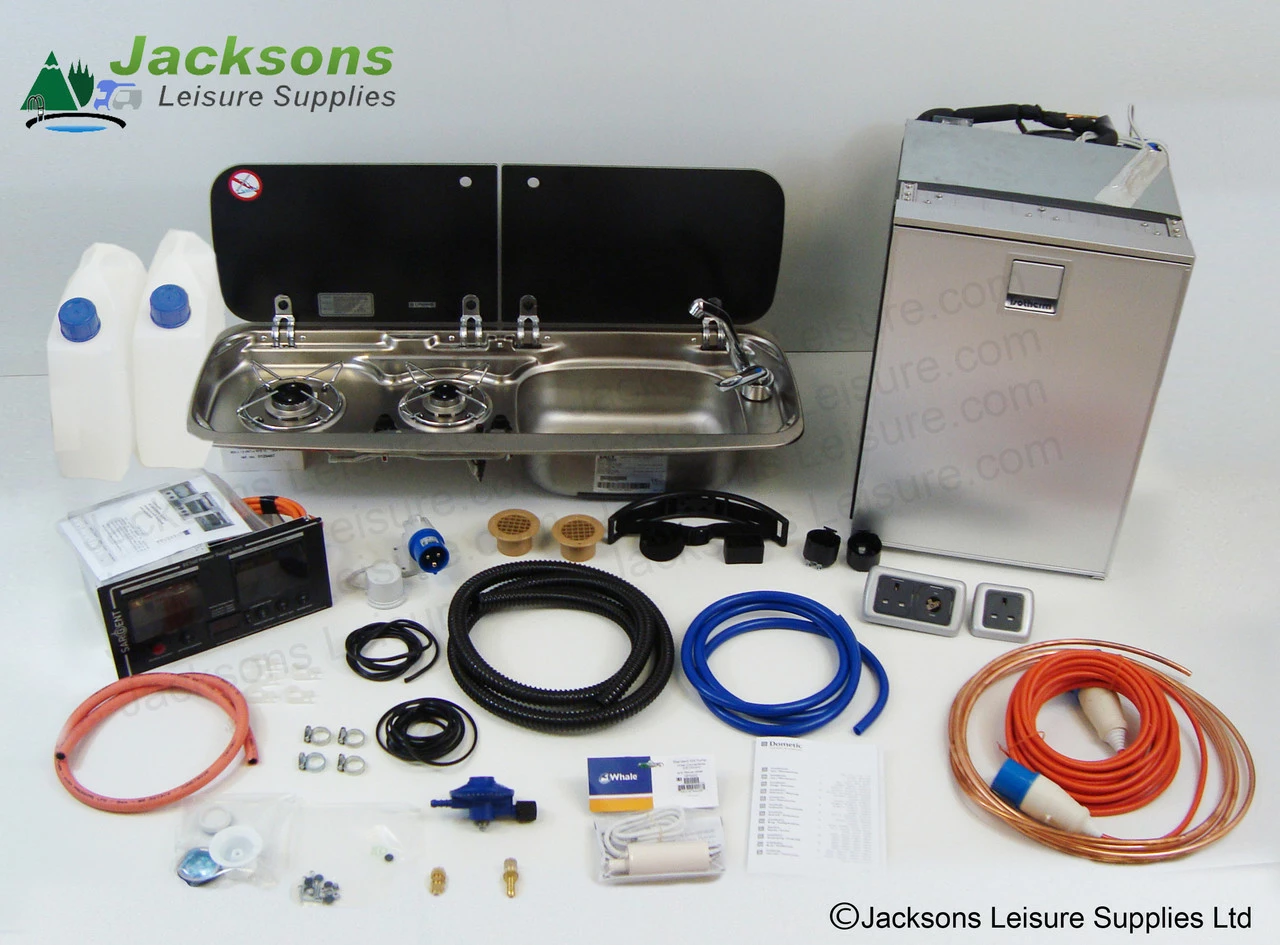 Dometic-Smev 9222 Hob Sink, Webasto 49 Fridge Sargent EC160 Campervan Conversion Kit 3 1 Dometic-Smev 9222 Hob Sink, Webasto 49 Fridge Sargent EC160 Campervan Conversion Kit 3
