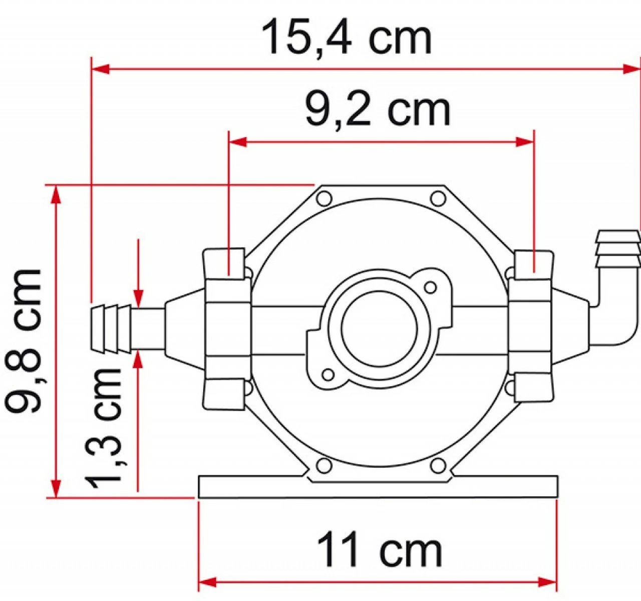 Fiamma A20 Universal Expansion Tank For Caravan, Marine And Motorhome Water Pumps 3 Fiamma A20 Universal Expansion Tank For Caravan, Marine And Motorhome Water Pumps - Image 3