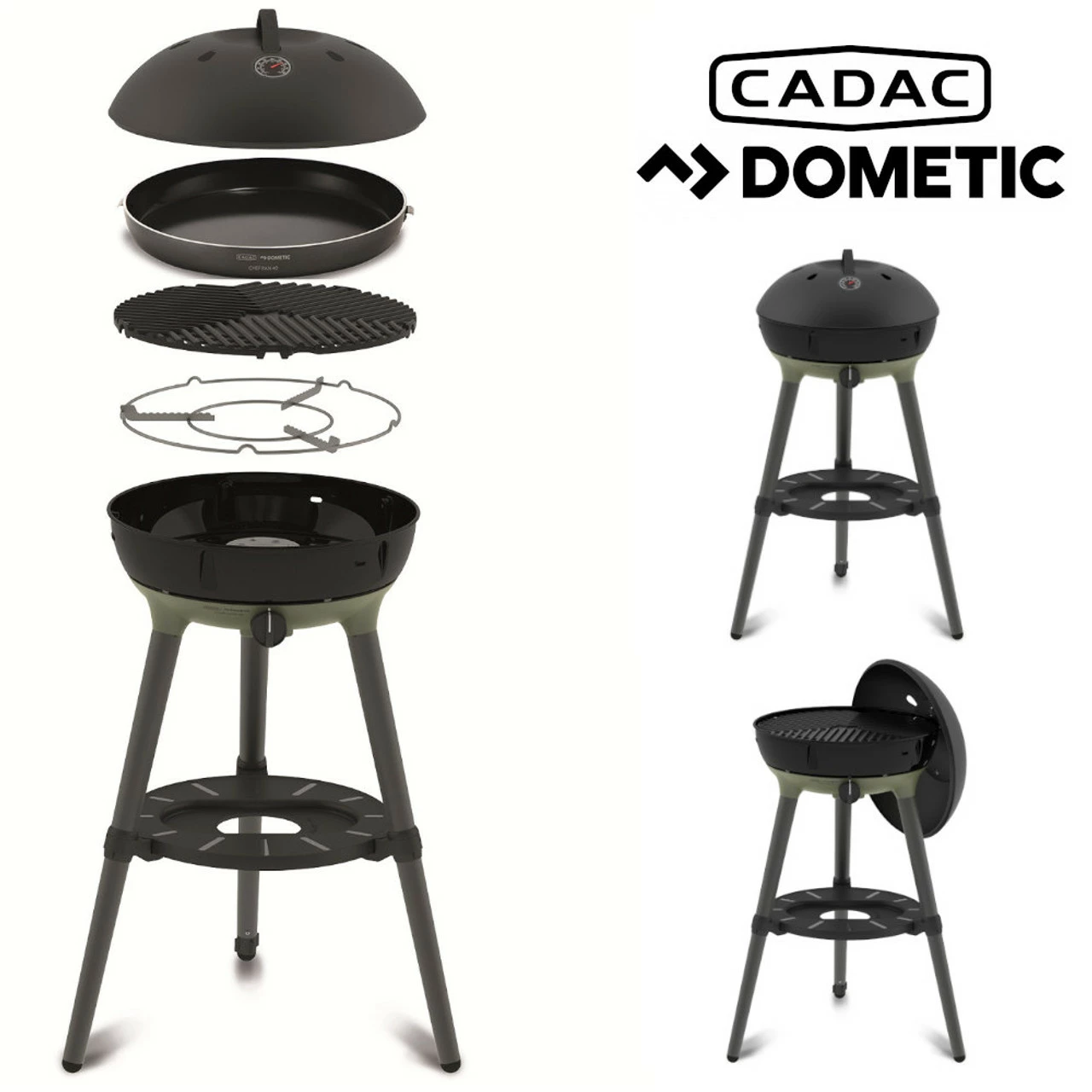 Cadac Carri Chef 40 BBQ Chef Pan Combo 2 Cadac Carri Chef 40 BBQ Chef Pan Combo - Image 2