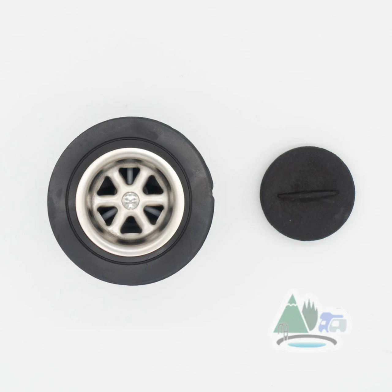 DLS 3/4" Straight Siphon Waste Outlet For Caravan Shower Tray 1 DLS 3/4" Straight Siphon Waste Outlet For Caravan Shower Tray