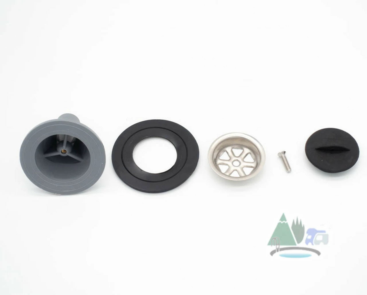 DLS 3/4" Straight Siphon Waste Outlet For Caravan Shower Tray 9 DLS 3/4" Straight Siphon Waste Outlet For Caravan Shower Tray - Image 9