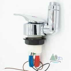 Reich Twist Shower Mixer Tap - Chrome W/ Smooth Fit Connectors -Kitchen & Bathroom Equipment Shop DSC06244 08047.1637685479