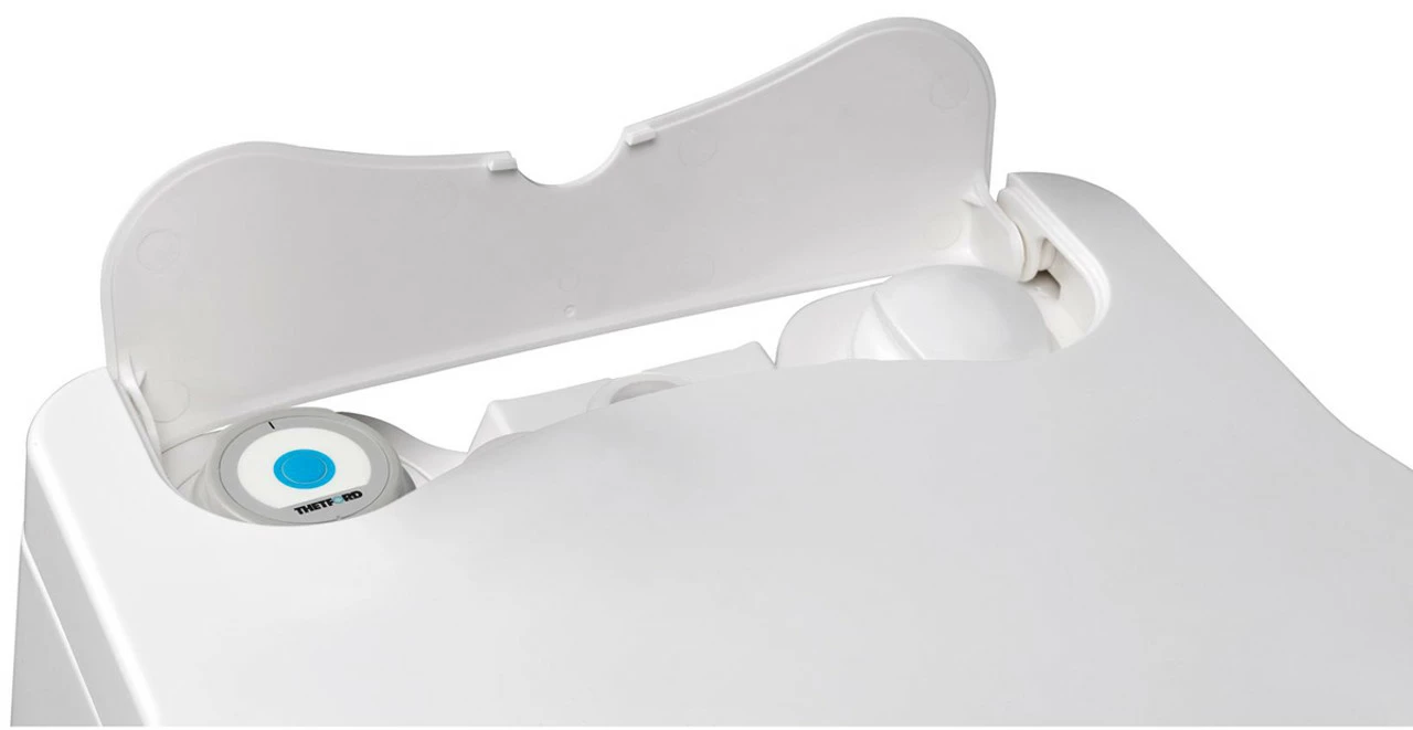 JLS Excellence Electric & Manual Flush Portable Toilet With Folding Mobility Frame 8 JLS Excellence Electric & Manual Flush Portable Toilet With Folding Mobility Frame - Image 8