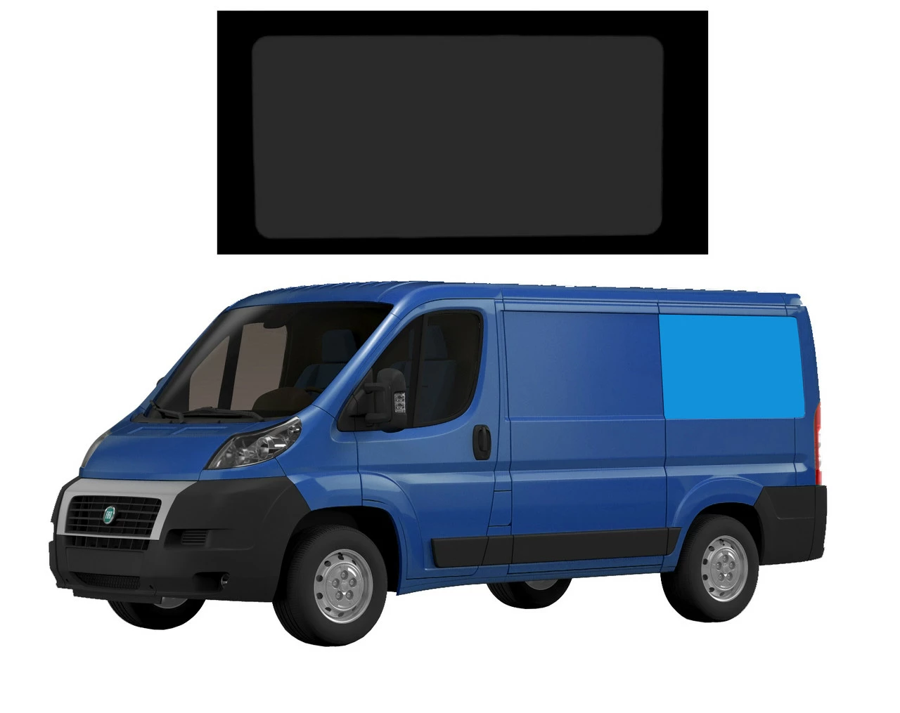 JLS Glass Campervan Window For Fiat Ducato / Citroen Relay / Peugeot Boxer - Rear Passenger Side UK 2 JLS Glass Campervan Window For Fiat Ducato / Citroen Relay / Peugeot Boxer - Rear Passenger Side UK - Image 2