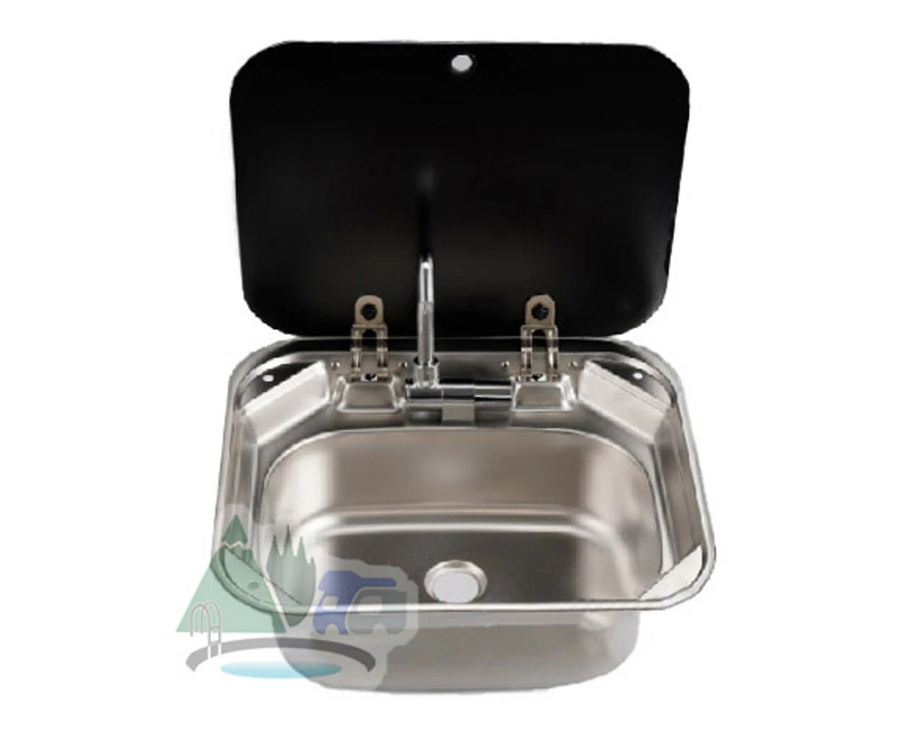 Lavanda Stainless Steel Sink For Campervan Motorhome 2 Lavanda Stainless Steel Sink For Campervan Motorhome - Image 2