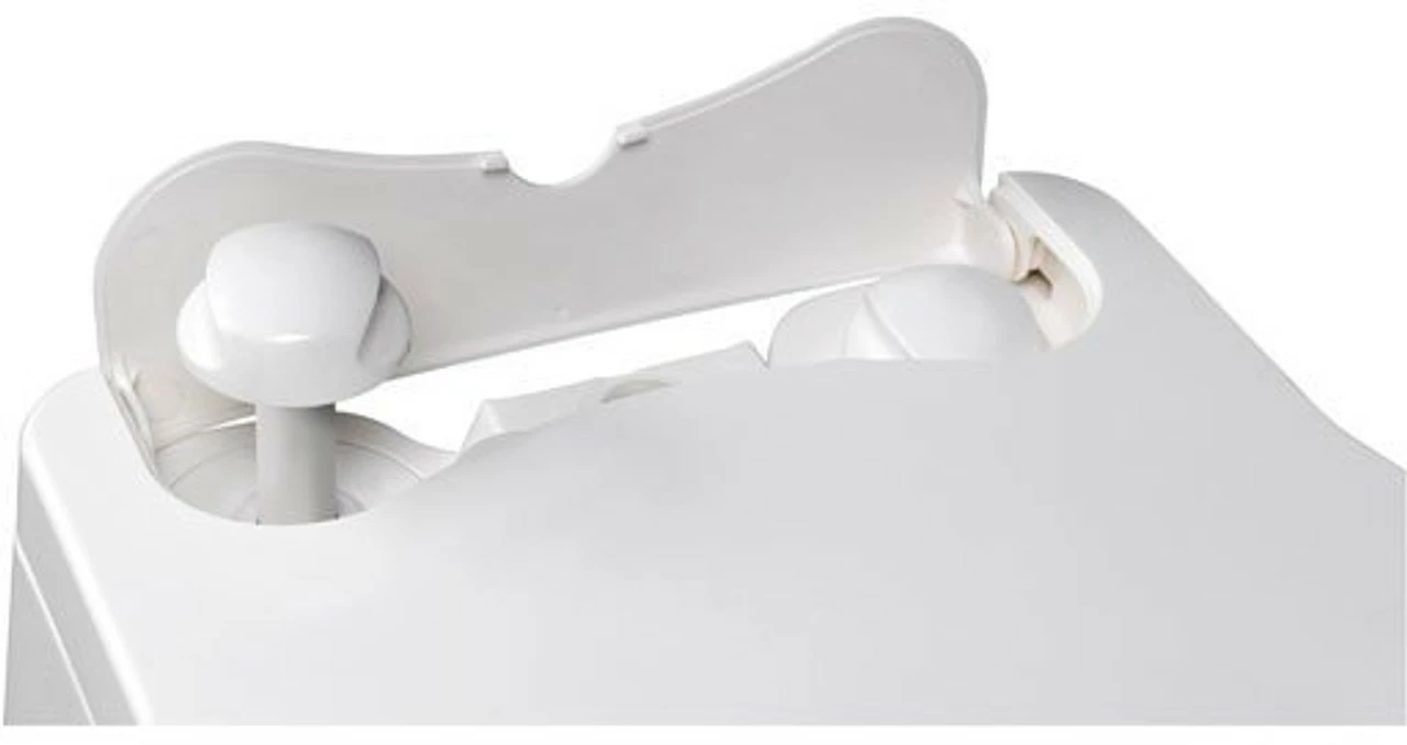 JLS Excellence Electric & Manual Flush Portable Toilet With Folding Mobility Frame 9 JLS Excellence Electric & Manual Flush Portable Toilet With Folding Mobility Frame - Image 9