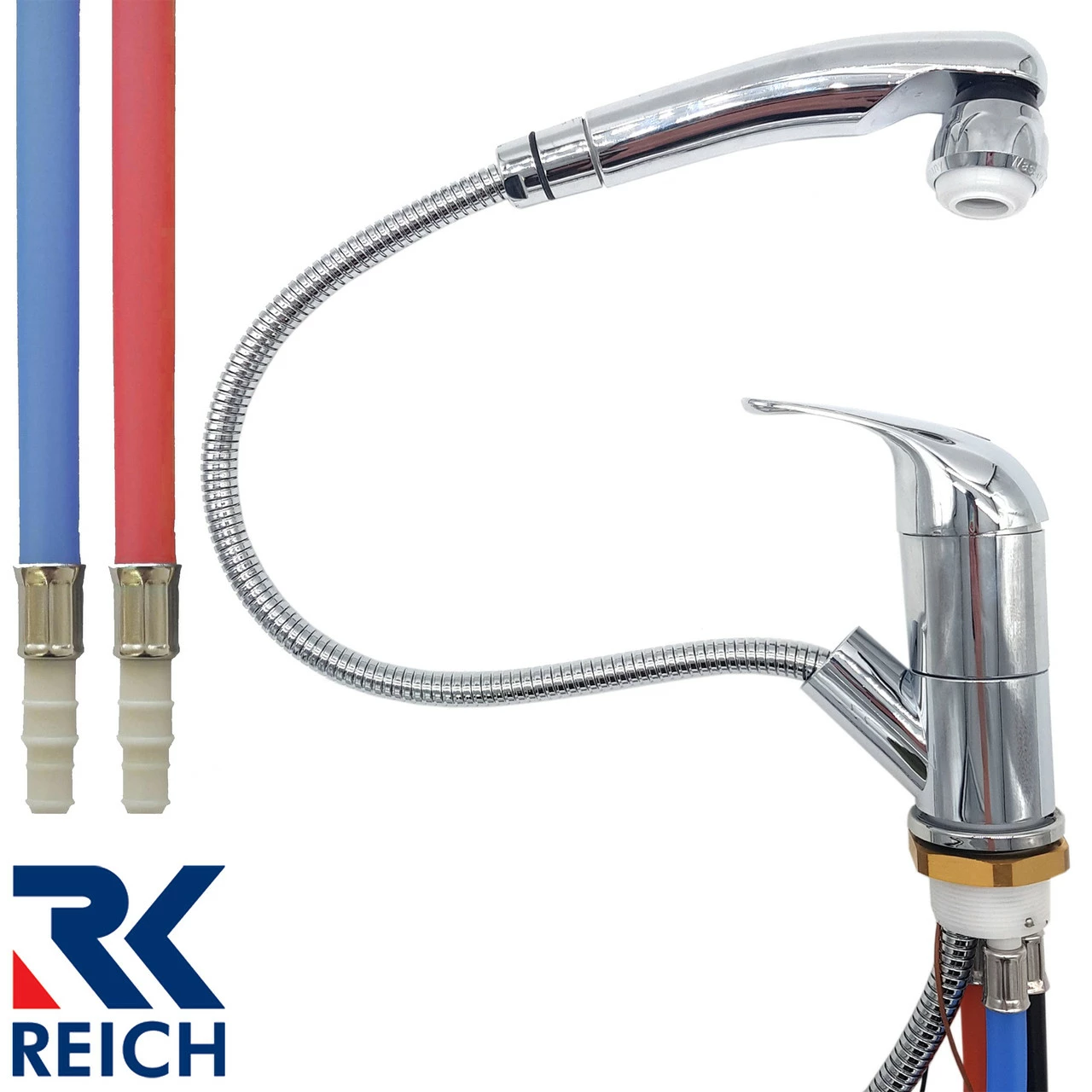 Reich Kama Chrome Shower Tap With Combi Julia Head 1 Reich Kama Chrome Shower Tap With Combi Julia Head