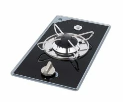 Kitchen & Bathroom Equipment Shop 50 Navy Load Built In Glass Hob Single Burner NL.20011