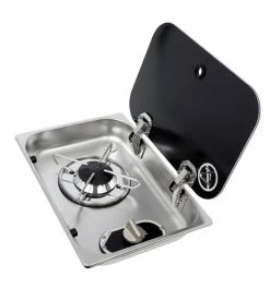 Navy Load NL.21000 Single Burner Hob With Glass Cover