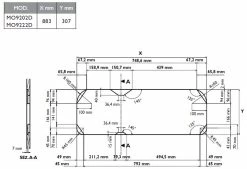 Dometic HSG 2370 Smev 9222 Sink And Hob Combination Unit Inc Template -Kitchen & Bathroom Equipment Shop Smevtemplate 75470.1553111919