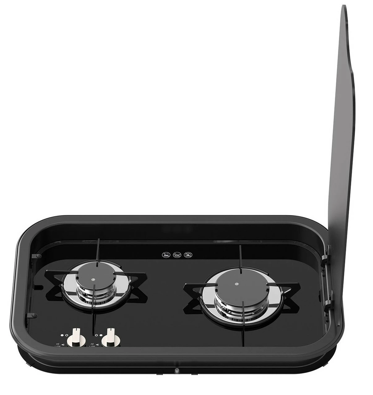 Thetford Topline 165 2 Burner Motorhome Hob Short Side 1 Thetford Topline 165 2 Burner Motorhome Hob Short Side