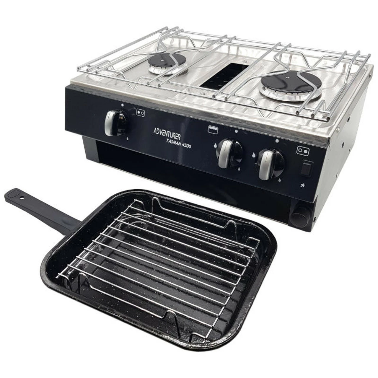 JLS Tasman 4500 2 Burner Hotplate Boat And Caravan Hob And Grill 3 JLS Tasman 4500 2 Burner Hotplate Boat And Caravan Hob And Grill - Image 3