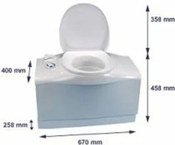 Thetford C402X Caravan & Motorhome Cassette Toilet 8 Thetford C402X Caravan & Motorhome Cassette Toilet -Kitchen & Bathroom Equipment Shop c402 dimensions 28030.1411743941