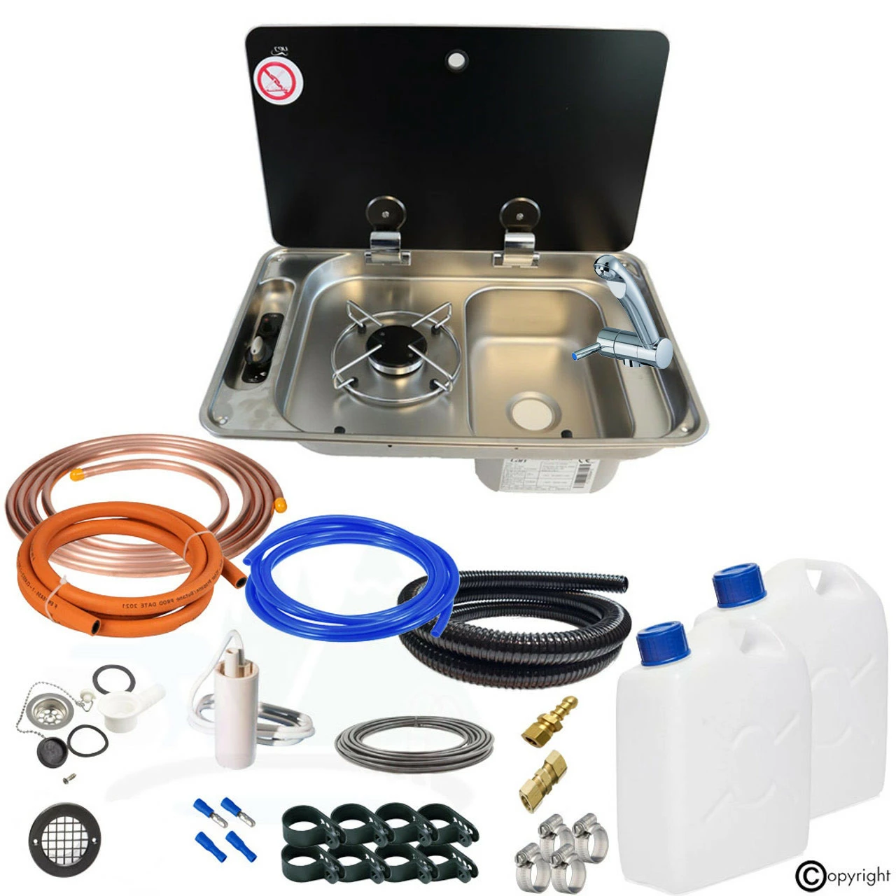 CAN FL1323 FL1324 Hob And Sink Camper Van Conversion Universal Kit 1 CAN FL1323 FL1324 Hob And Sink Camper Van Conversion Universal Kit