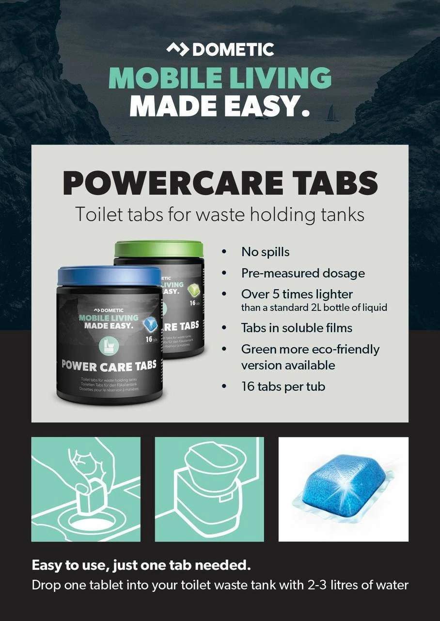 Dometic Powercare Toilet Sanitation Tablets 2 Dometic Powercare Toilet Sanitation Tablets - Image 2