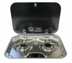 Dometic-Smev 8005 Sink & Smev 8002 2 Burner Hob Combo -Kitchen & Bathroom Equipment Shop dometic smev 8002 hob 35971.1553979565.1280 34336.1575453058