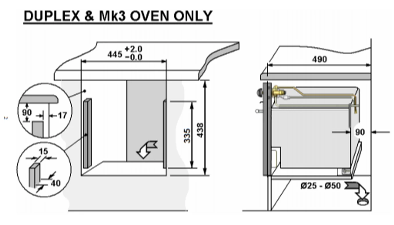 Thetford Spinflo Duplex Caravan And Motorhome Oven Grill 3 Thetford Spinflo Duplex Caravan And Motorhome Oven Grill - Image 3