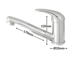 Comet Roma Mixer Tap For Caravan Motorhome Campervan -Kitchen & Bathroom Equipment Shop f225 1 87589.1675852309