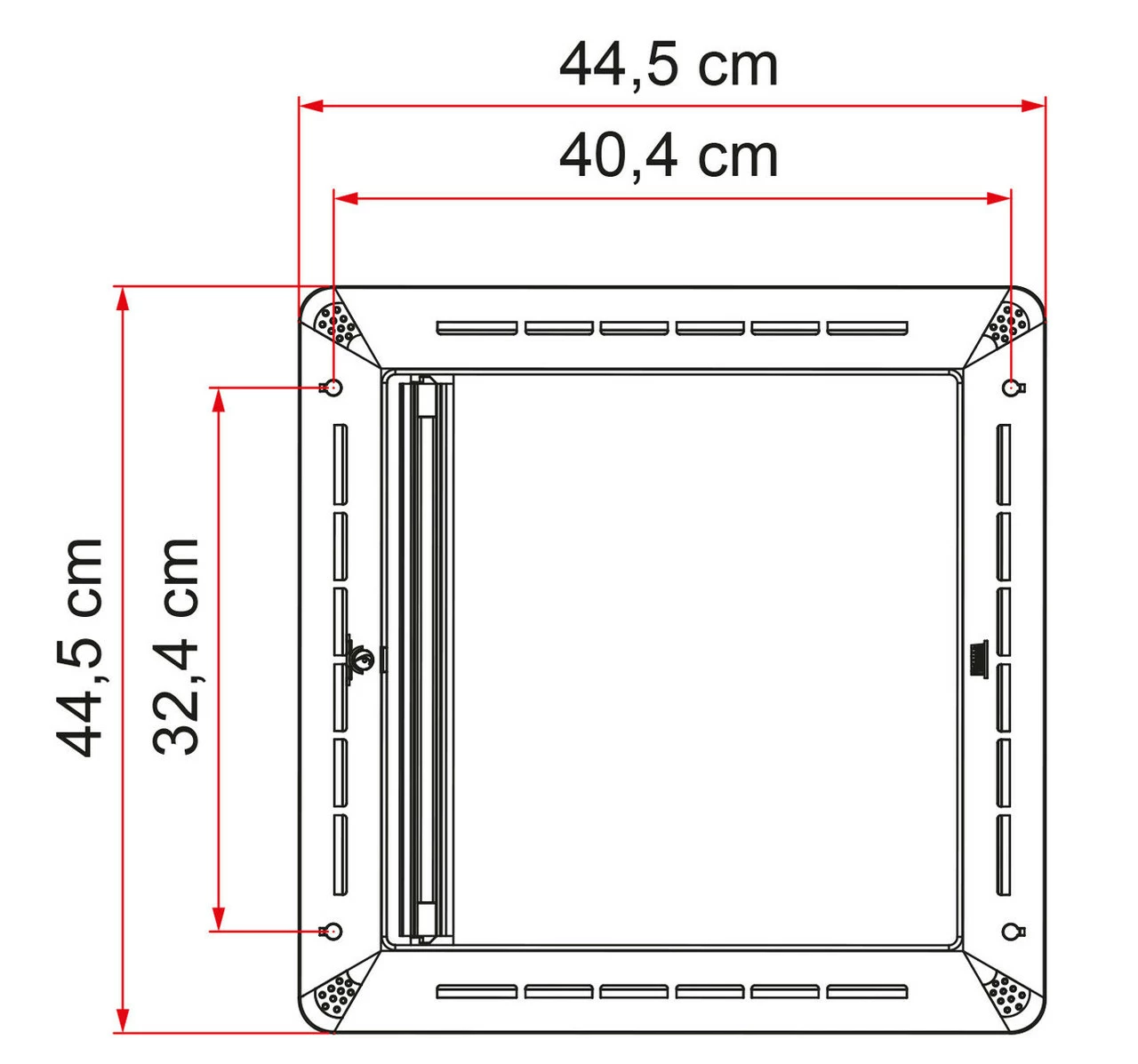 Fiamma Rollo Vent Kit 40 - Blinds For Fiamma Rooflights 3 Fiamma Rollo Vent Kit 40 - Blinds For Fiamma Rooflights - Image 3