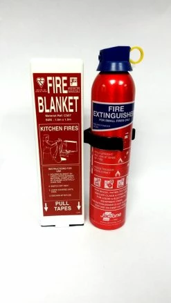 JacTone Home & Leisure Fire Safety ABC + SQ Pack 7 JacTone Home & Leisure Fire Safety ABC + SQ Pack -Kitchen & Bathroom Equipment Shop fire blanket spray 16240.1456225385