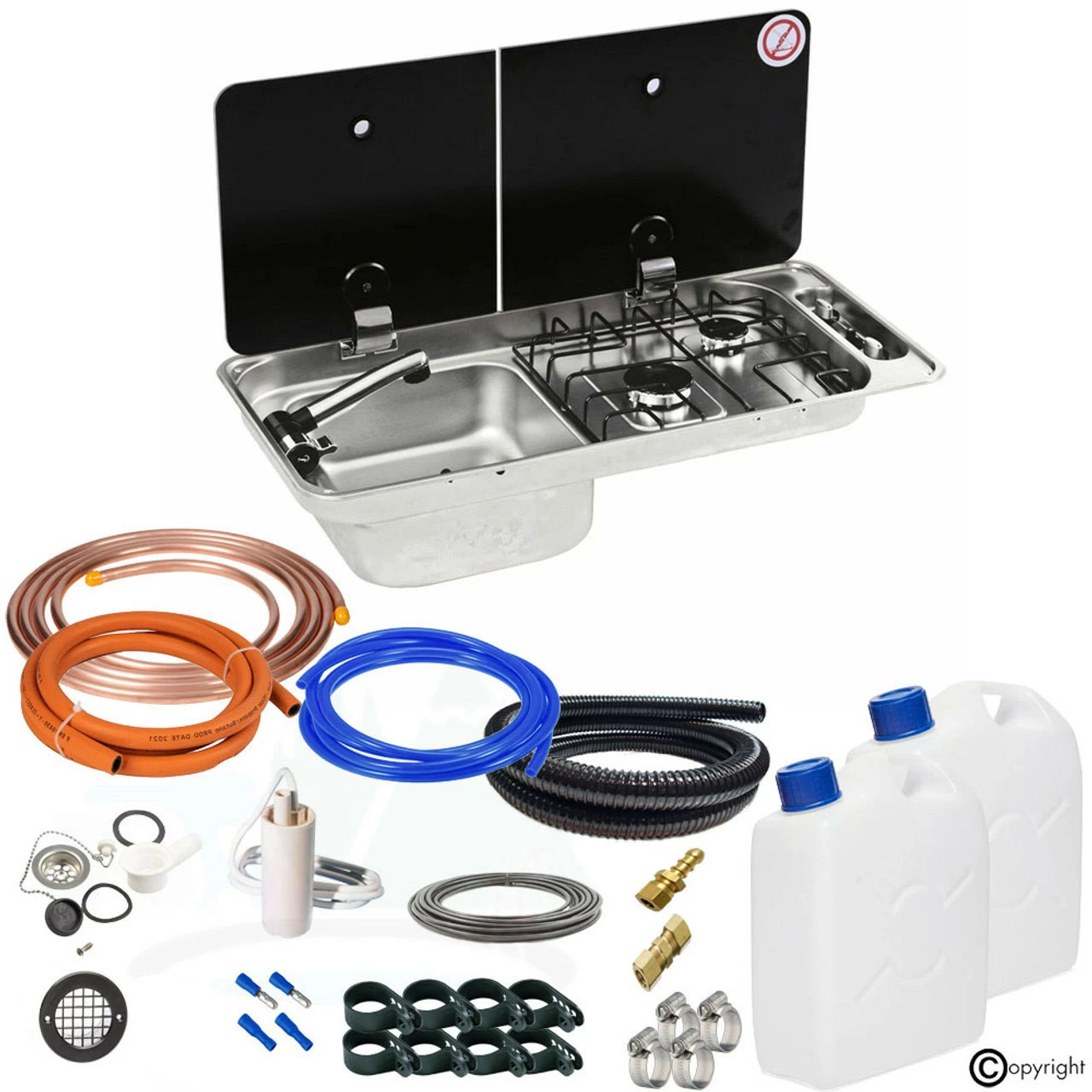 CAN FL1401 FL1402 Hob And Sink Van Campervan Conversion Kit 1 CAN FL1401 FL1402 Hob And Sink Van Campervan Conversion Kit