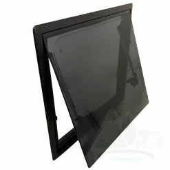 Adventurer Campervan Window With Top Hinge, Blinds & Flyscreen - Flush Acrylic Glass And Frame -Kitchen & Bathroom Equipment Shop fsh 3 08597.1673528264