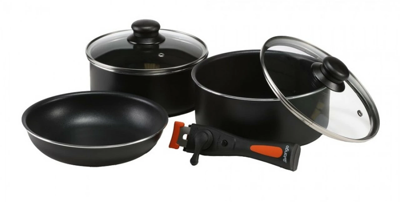 Vango Gourmet Camping Cook Pan Set 2 Vango Gourmet Camping Cook Pan Set - Image 2