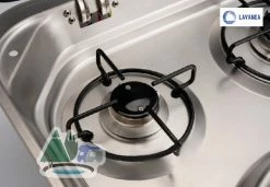 Lavanda Double Burner Hob For Campervan & Motorhome -Kitchen & Bathroom Equipment Shop lavanda dual hob 4 73560.1655998662