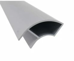 REIMO Aluminium Furniture Corner Profile - Open On One Side