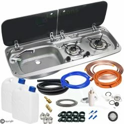 Dometic Smev 9222 Hob And Sink Campervan Conversion Universal Kit Inc Template