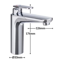 Reich Vector E Campervan Caravan Mixer Tap Chrome Finish -Kitchen & Bathroom Equipment Shop vector E 89688.1675850289