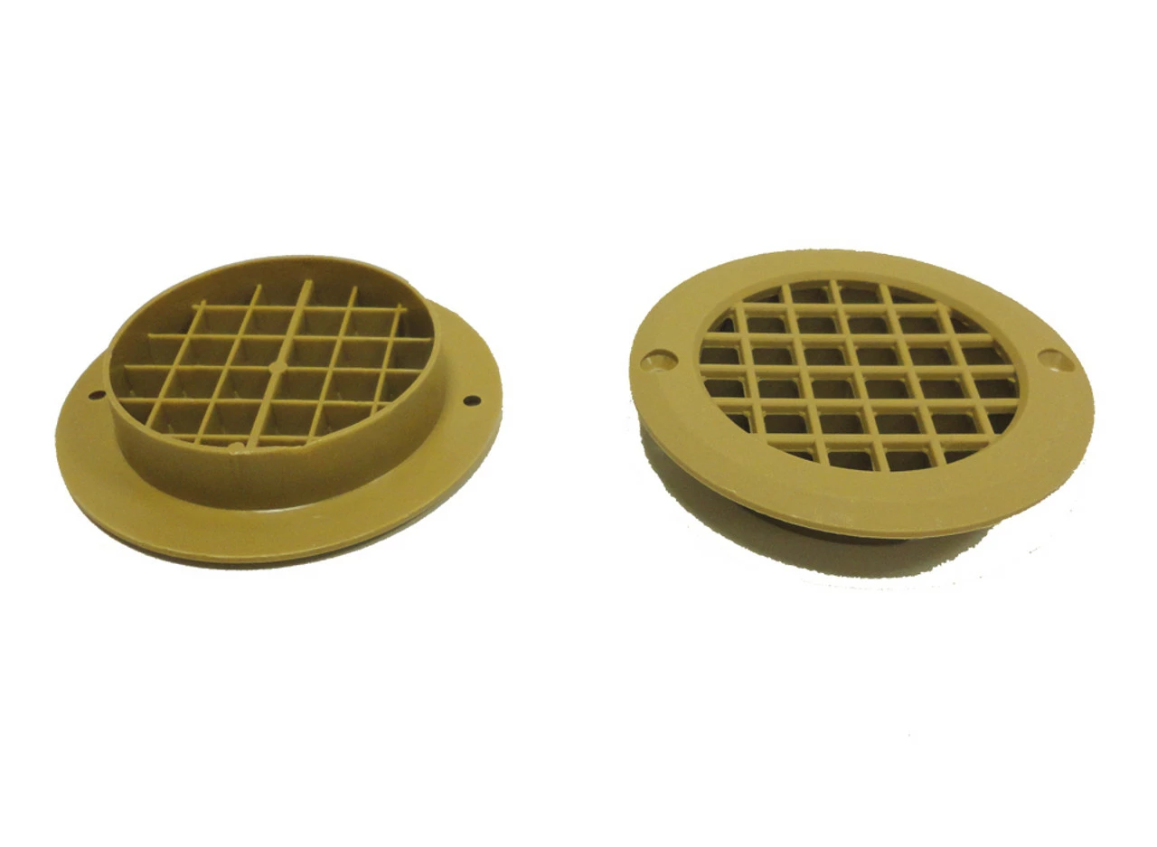Crusader Round Short Tail Mesh 75mm Caravan Floor Vent 1 Crusader Round Short Tail Mesh 75mm Caravan Floor Vent