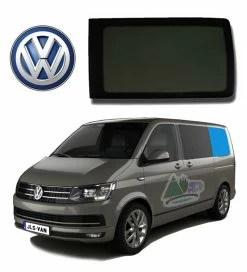 JLS VW T5 T6 LWB Bonded Privacy Glass Fixed Window - Rear Left Hand LWB